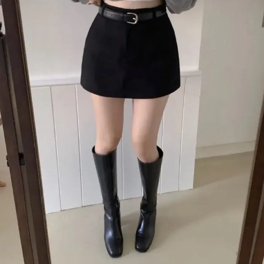[BUNJANG] Hiniqu Mountain Skirt Pants / [새상품] 히니크 자체제작 마운틴 치마 바지