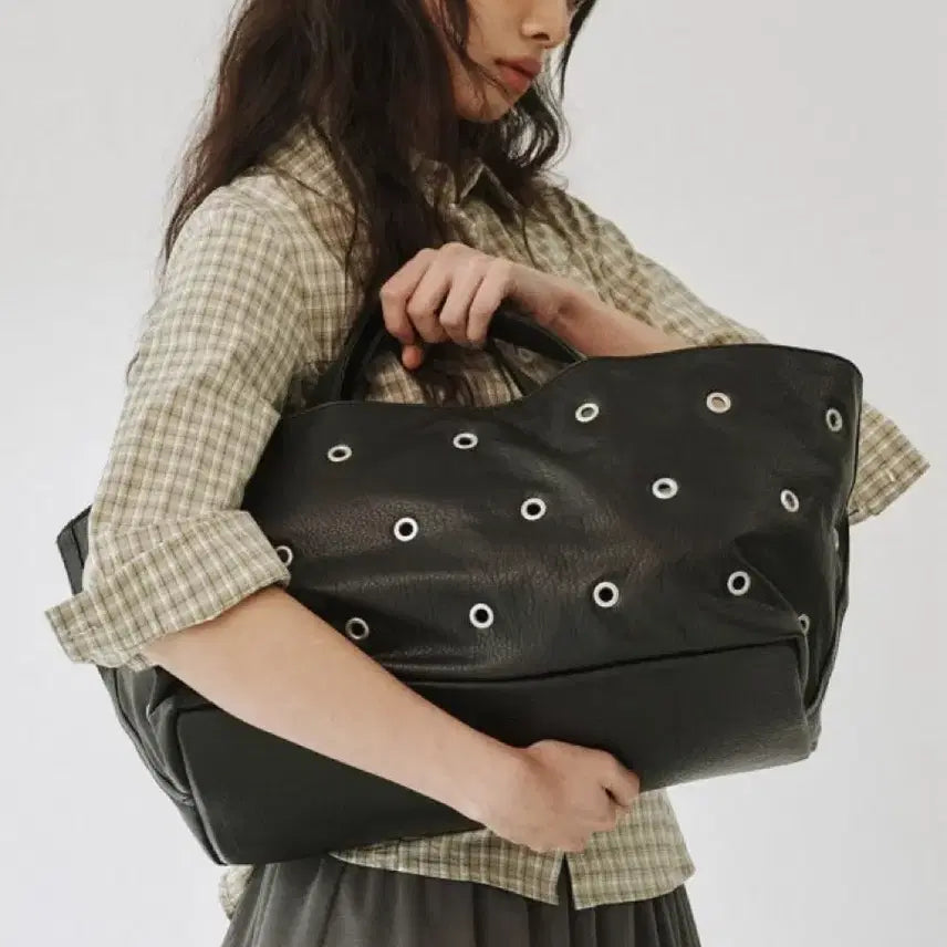 [BUNJANG] PLAVE Eylet Shopper Bag / 플리즈프로젝트 아일렛 쇼퍼백