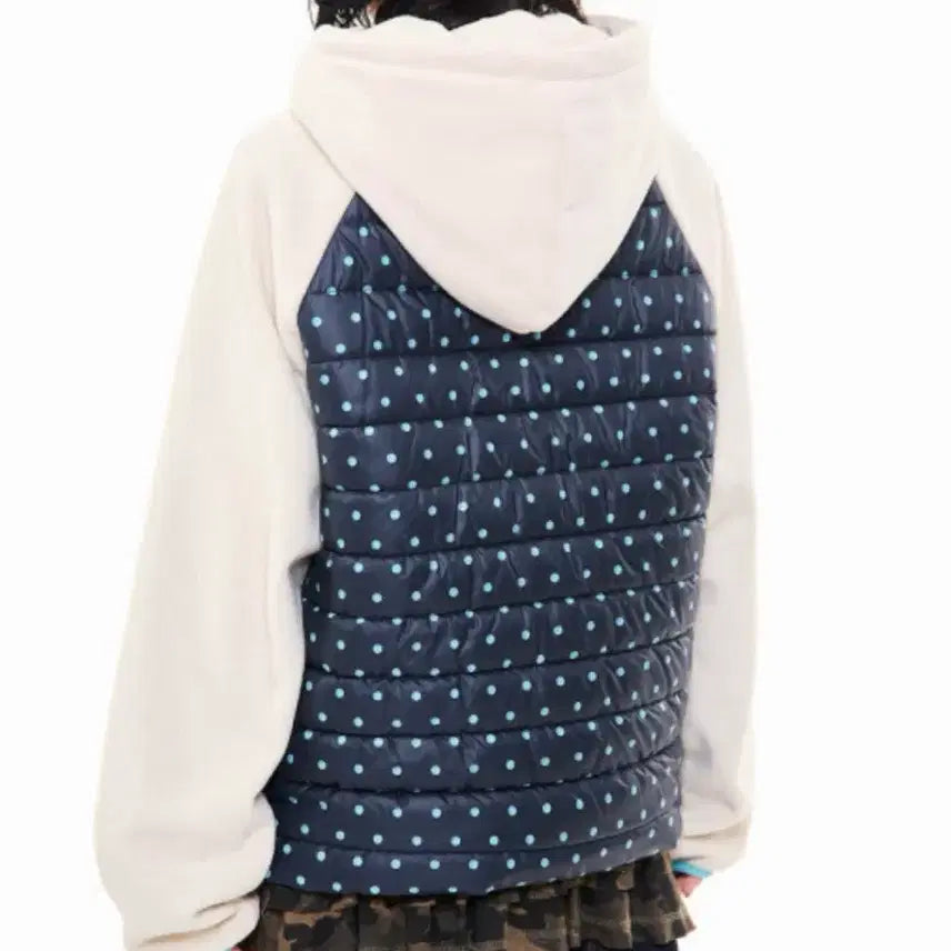 [BUNJANG] Unique Dot Zip-up Jacket / 유니크한 도트집업(해외배송2-3주)새제품 원가6만초반