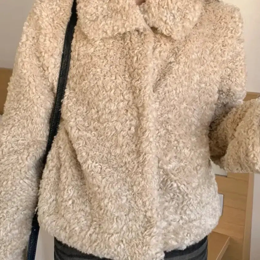 [BUNJANG] Fleece Jacket / 양털뽀글이퍼자켓