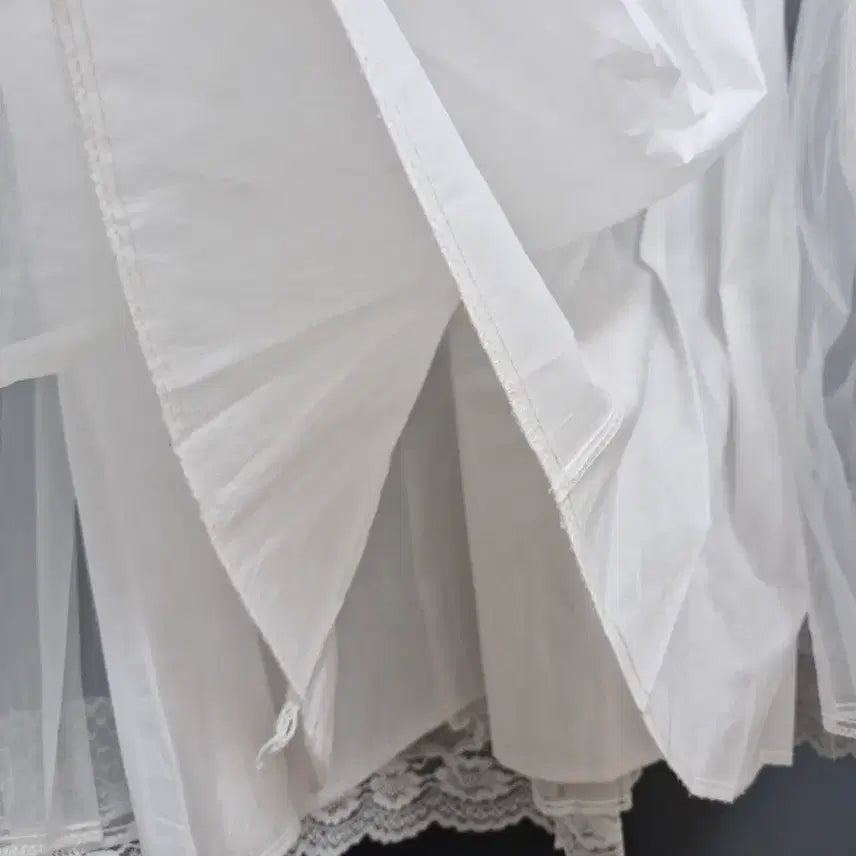 [BUNJANG] Unbranded 3-Layer Hanbok Petticoat / 한복 볼륨 3겹속치마 85. .44ㅡ66. 새상품
