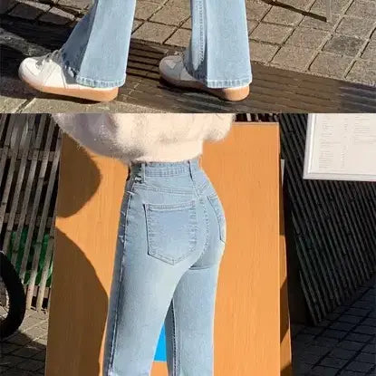 [BUNJANG] Pastel Time Denim Pants / [새상품] 파스텔타임 연청 탄탄 세미 부츠컷 바지