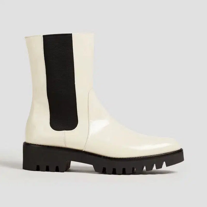 [BUNJANG] Theory Patent Leather Chelsea Boots / (새상품) 띠어리 페이턴트 레더 첼시부츠 37 (240)
