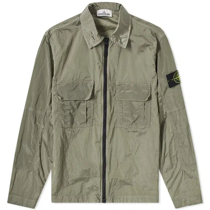 [BUNJANG] Stone Island Nylon Metal Overshirt L / 스톤아일랜드 나일론 메탈 오버셔츠 L