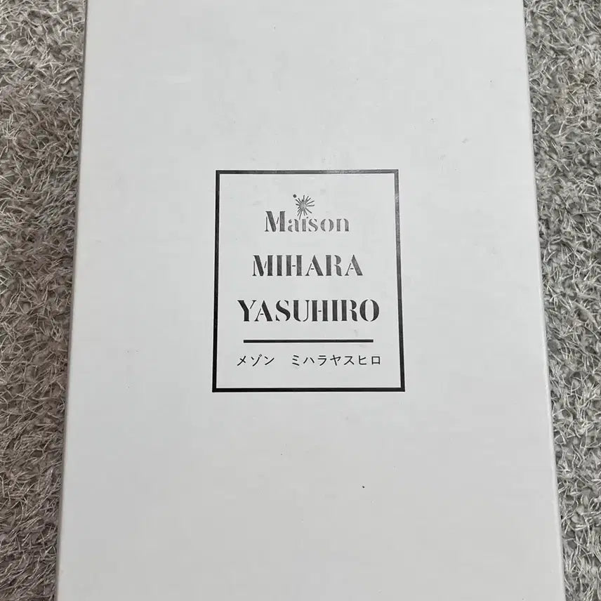 [SOLD OUT] 메종 미하라 야스히로 피터슨 OG 솔 캔버스 로우 스니커즈 화이트