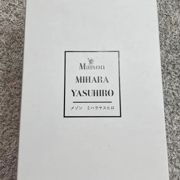 [SOLD OUT] 메종 미하라 야스히로 피터슨 OG 솔 캔버스 로우 스니커즈 화이트