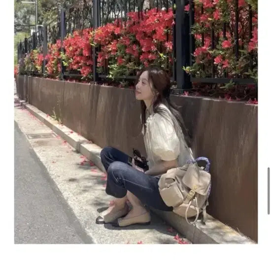 [BUNJANG] Le Meme RHW Blouse Sky Blue / 정려원 블라우스/ 르메메 마티네 블라우스  하늘색 새상품