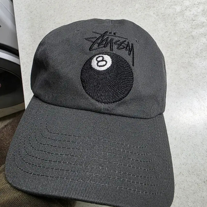[BUNJANG] Stussy 8 Ball Low Pro Cap Dark Gray / 택포)스투시 스탁 8볼 로우 프로 캡 다크 그레이
