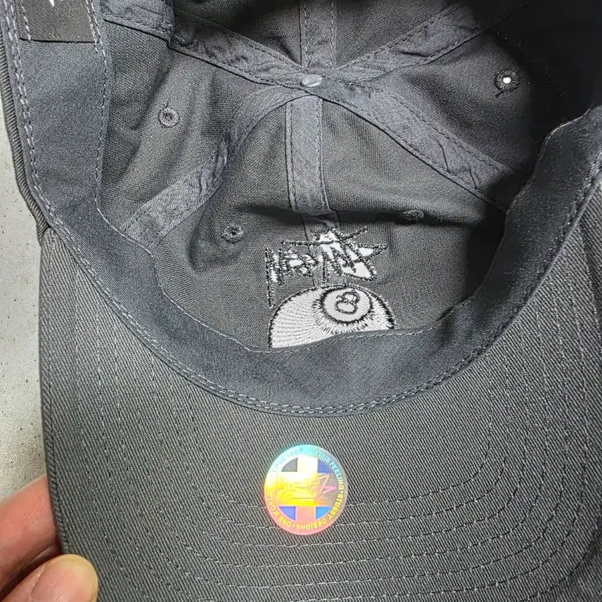 [BUNJANG] Stussy 8 Ball Low Pro Cap Dark Gray / 택포)스투시 스탁 8볼 로우 프로 캡 다크 그레이