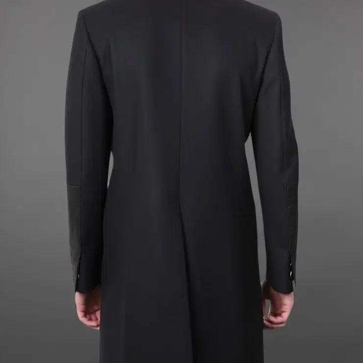 [BUNJANG] Neil Barrett Leather Detail Coat / 닐바렛 가죽디테일코트