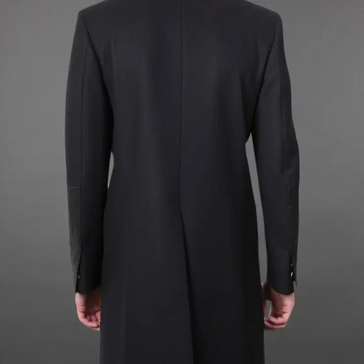 [BUNJANG] Neil Barrett Leather Detail Coat / 닐바렛 가죽디테일코트