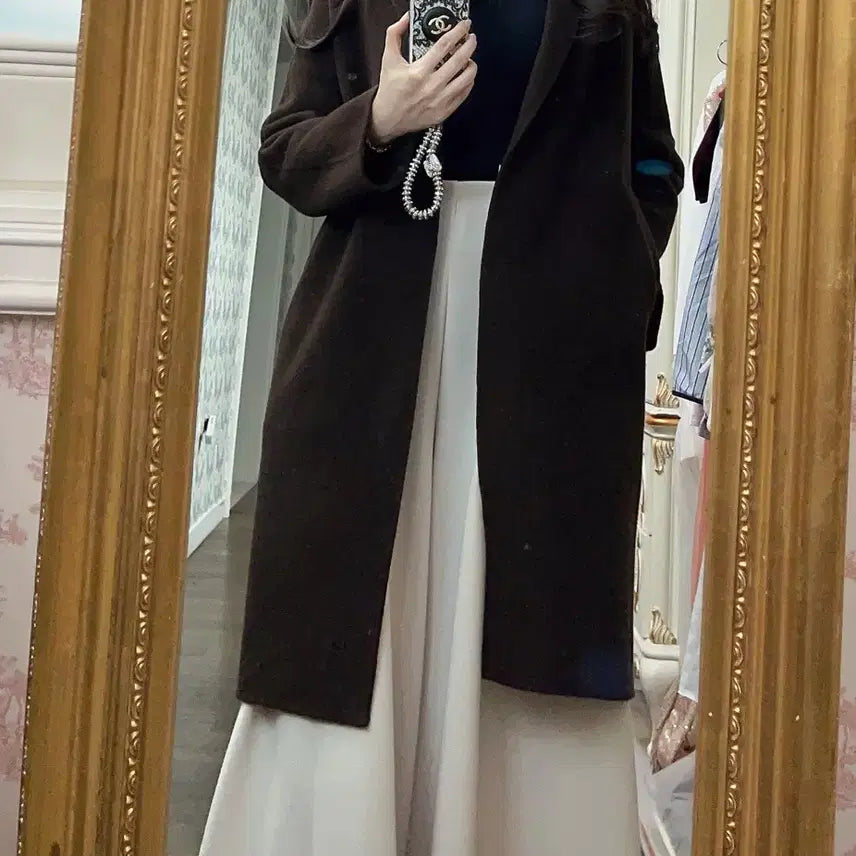 [BUNJANG] Brown Wool Coat / 브라운 모직 코트