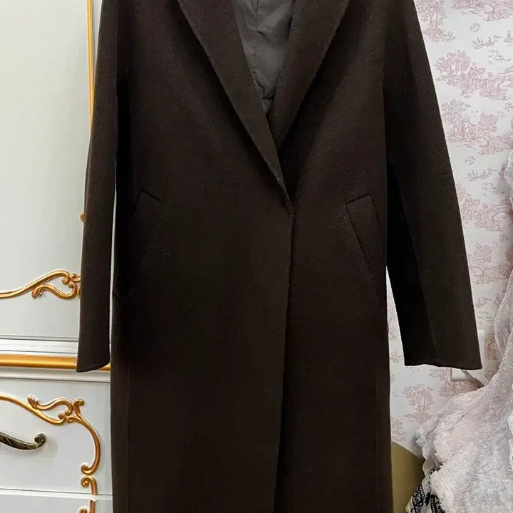 [BUNJANG] Brown Wool Coat / 브라운 모직 코트
