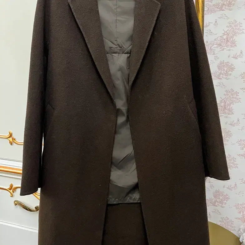 [BUNJANG] Brown Wool Coat / 브라운 모직 코트