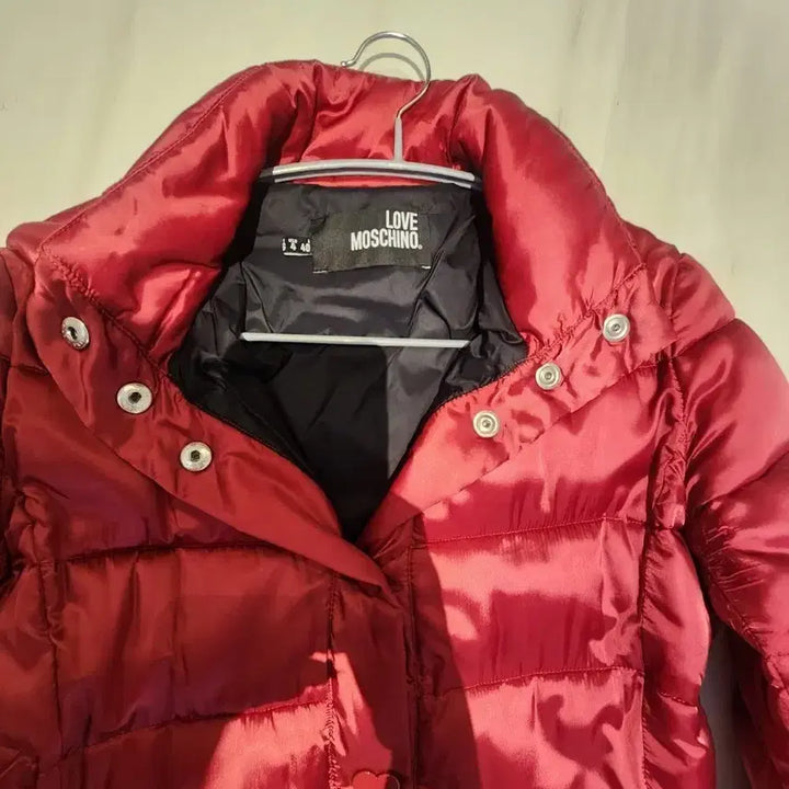 [BUNJANG] Love Moschino Red Padded Jumper / 러브모스키노 레드 패딩 점퍼