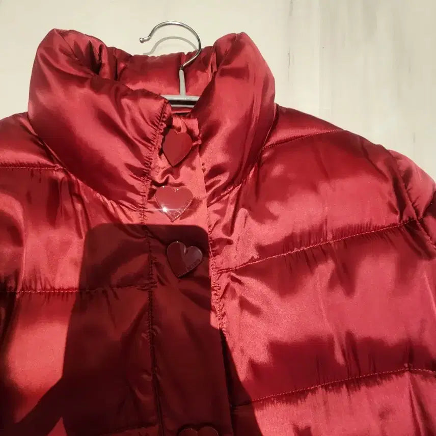 [BUNJANG] Love Moschino Red Padded Jumper / 러브모스키노 레드 패딩 점퍼