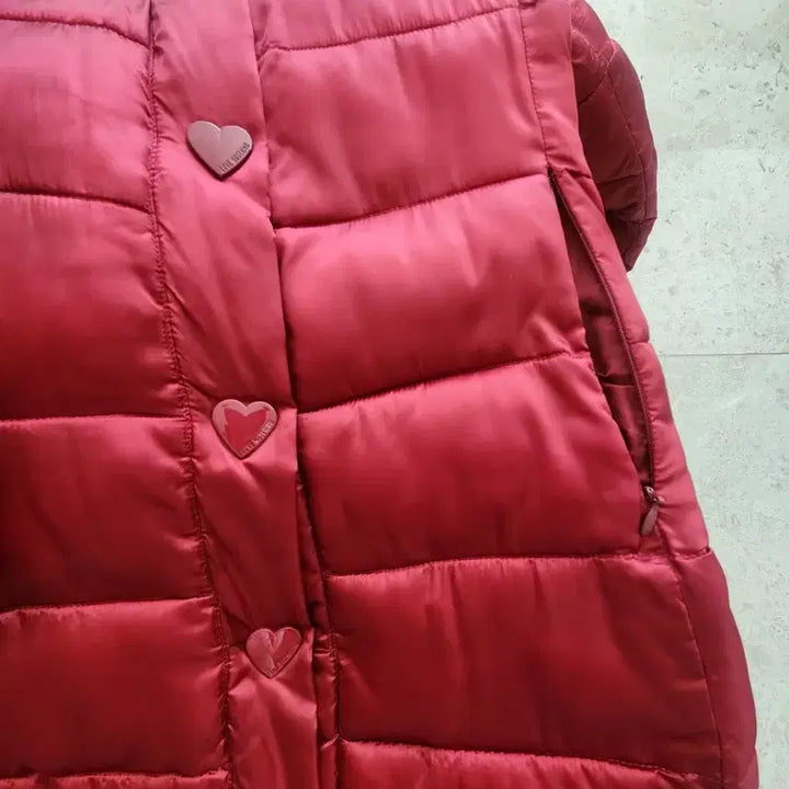 [BUNJANG] Love Moschino Red Padded Jumper / 러브모스키노 레드 패딩 점퍼