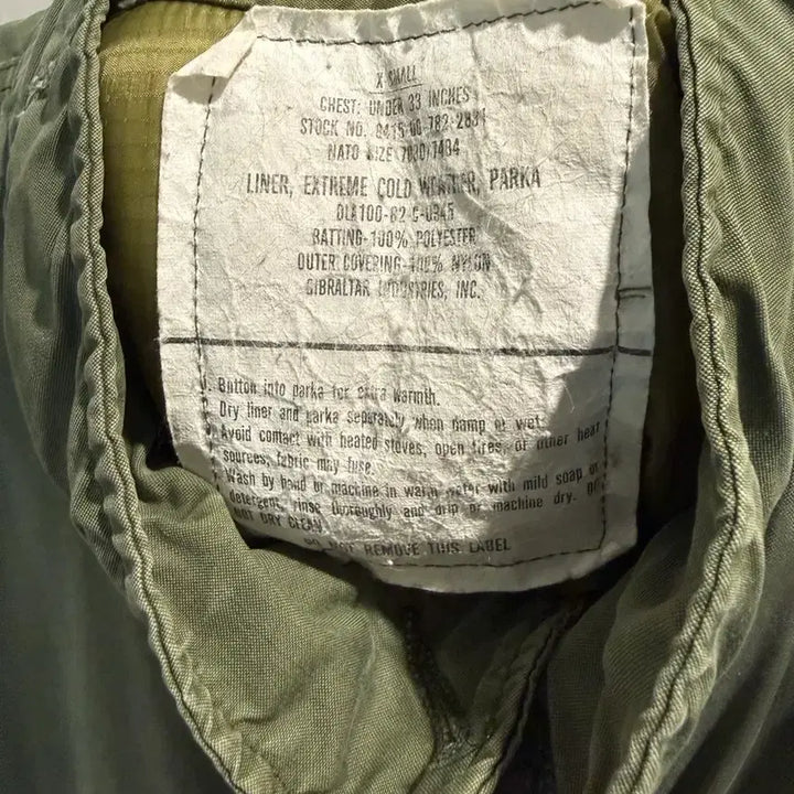 [BUNJANG] M65 Fishtail Parka with Liner / [xs]미군 야상 개파카 오리지널 피쉬테일 m65 내피포함 판매