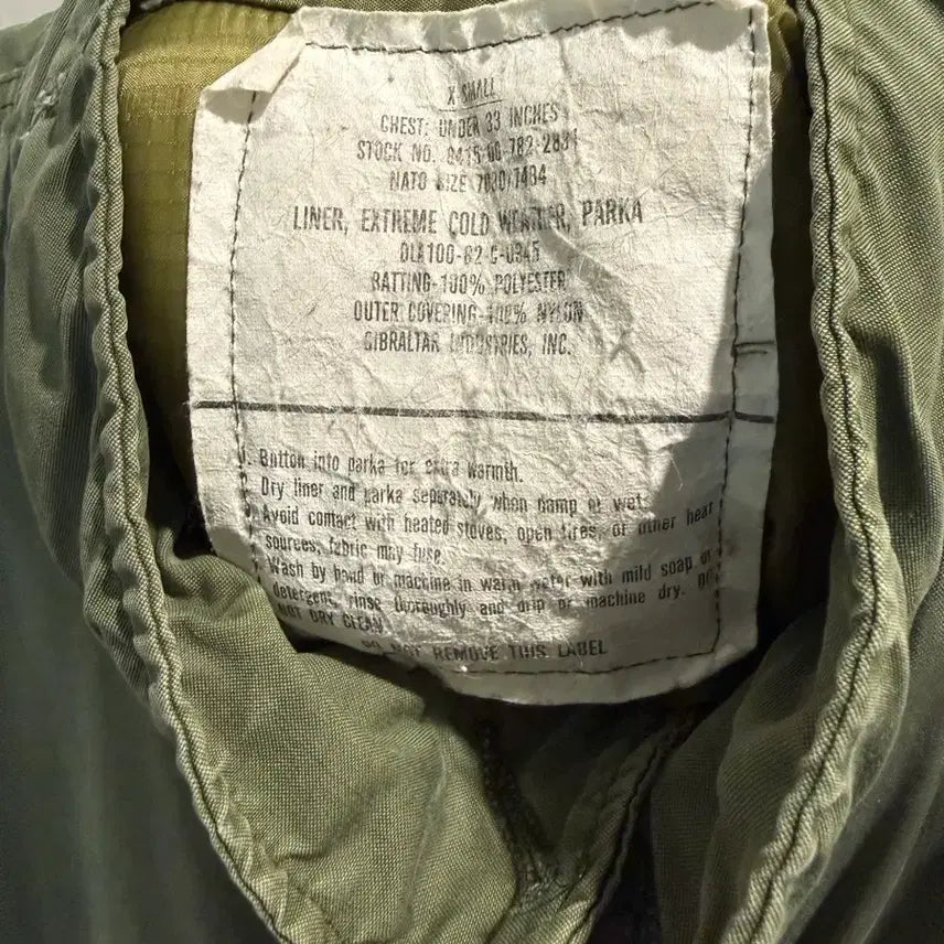 [BUNJANG] M65 Fishtail Parka with Liner / [xs]미군 야상 개파카 오리지널 피쉬테일 m65 내피포함 판매