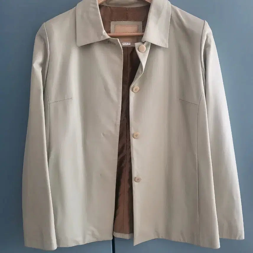 [BUNJANG] Flamingo Green Lambskin Jacket / 플라밍고 연두색 양가죽 자켓