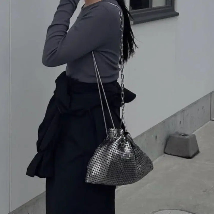 [BUNJANG] Bigotre Metal Silver Purse / Bigotre Purse metal 비고타 메탈 가방 (일본브랜드)