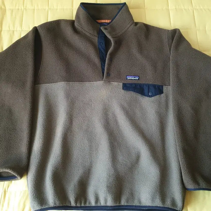 [BUNJANG] Patagonia Synchilla Snap-T Sweater Cargo Green M / 파타고니아 신칠라 스냅티 스웨터 카고그린 색상 M