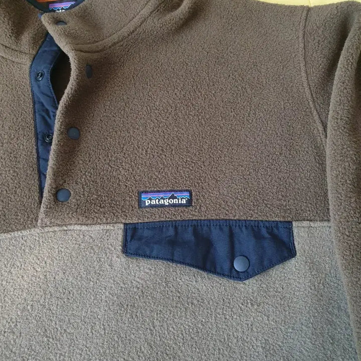 [BUNJANG] Patagonia Synchilla Snap-T Sweater Cargo Green M / 파타고니아 신칠라 스냅티 스웨터 카고그린 색상 M