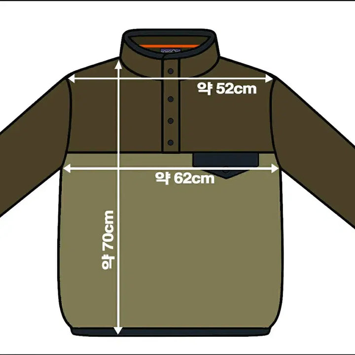 [BUNJANG] Patagonia Synchilla Snap-T Sweater Cargo Green M / 파타고니아 신칠라 스냅티 스웨터 카고그린 색상 M