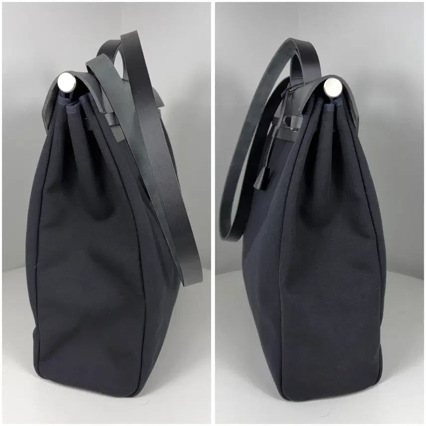 [BUNJANG] Hermes Erbag 39 Canvas Shoulder Bag / 에르메스 에르백39 캔버스 블랙 숄더백