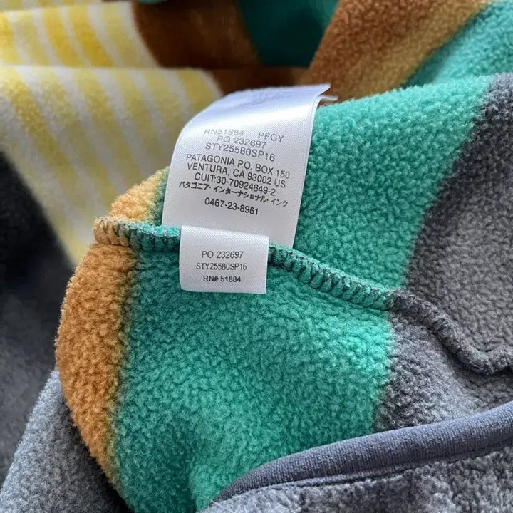 [BUNJANG] Patagonia Synchilla Stripe Sweater / [L] 파타고니아 신칠라 스트라이프 멀티컬러 자메이카