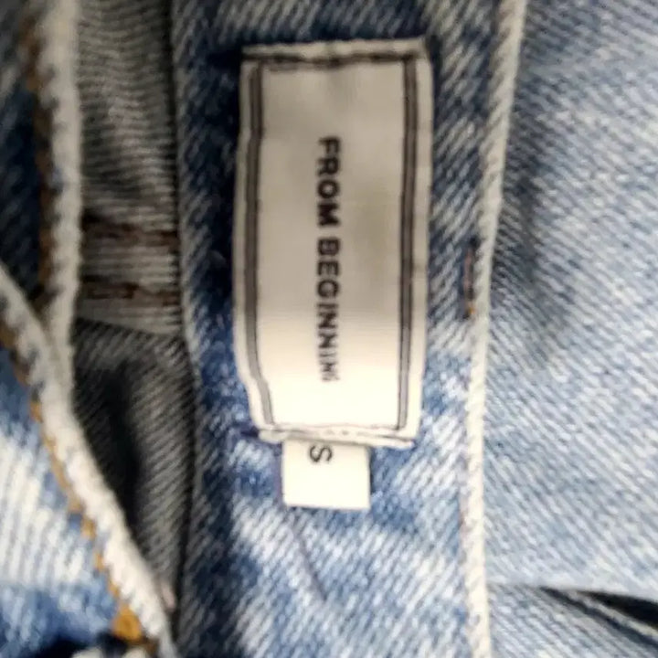 [BUNJANG] Denim Wide Pants / 연청 데님 와이드 팬츠