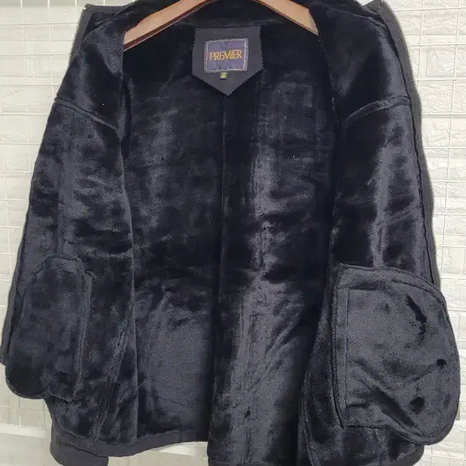 [BUNJANG] PREMIER 90's Real Suede Shearling Lined Mustang Jacket XL / [105]PREMIER프리미어 90's 리얼스웨이드 안감털 무스탕자켓XL