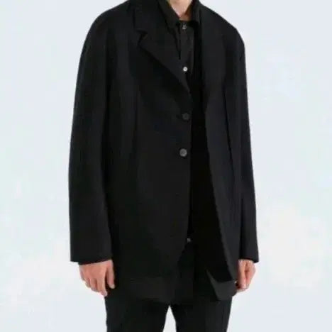 [SOLD OUT] 벨리에 퓨어 울 히든 블레이저 블랙 S