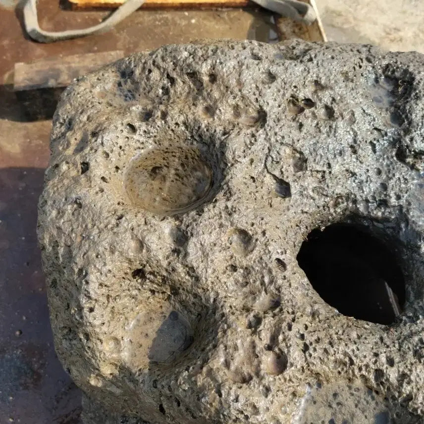 [BUNJANG] Jeju Island Basalt Stepping Stone / 제주도 현무암 디딜방앗돌