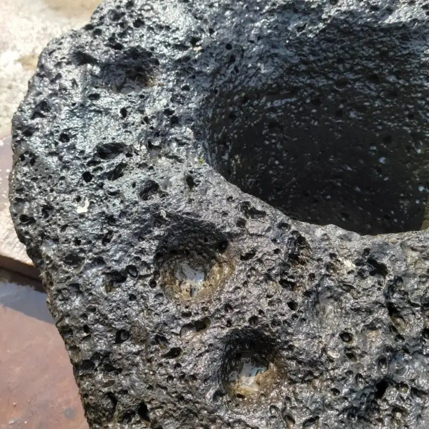 [BUNJANG] Jeju Island Basalt Stepping Stone / 제주도 현무암 디딜방앗돌
