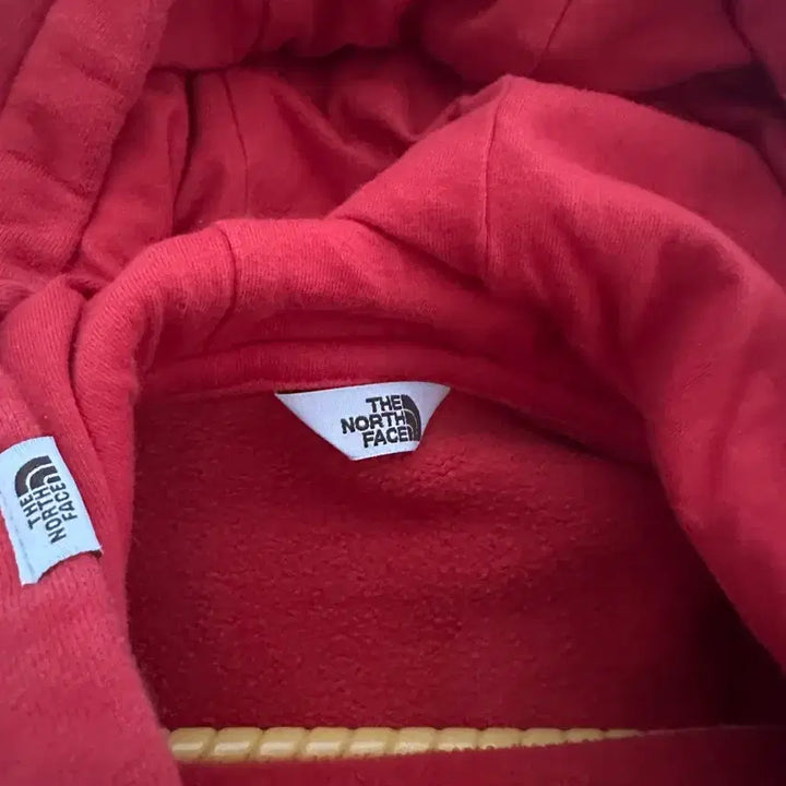 [BUNJANG] The North Face Red Logo Hoodie / 노스페이스 레드 로고 후드티