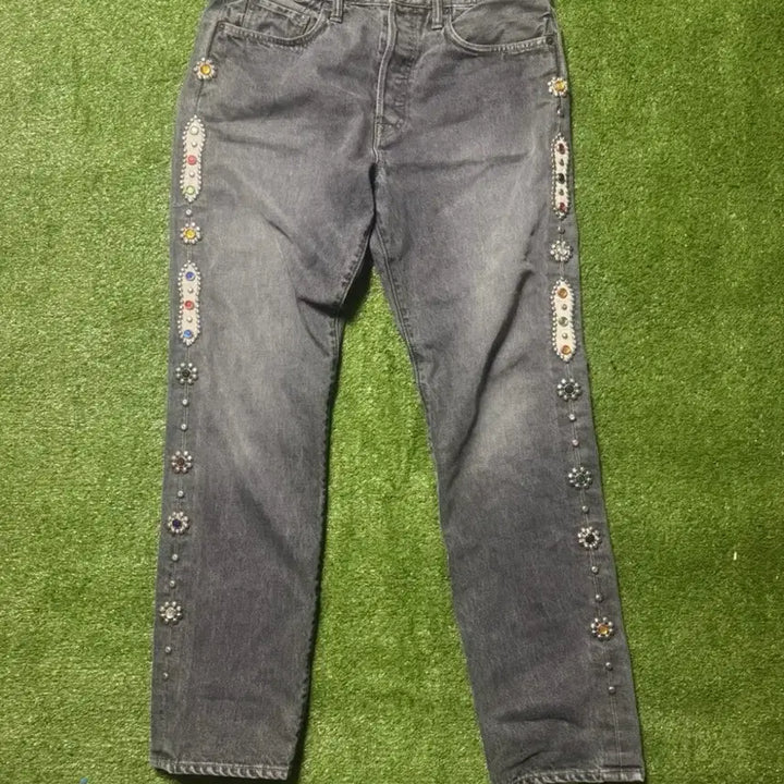 [BUNJANG] Capital 14oz Denim 5P Jamstone / 급매-(34)캐피탈 14온즈 데님 5p 잼스톤