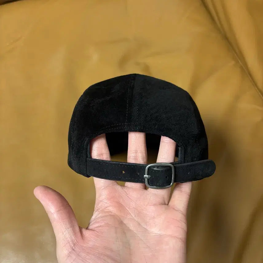 [BUNJANG] Supreme 23ss Suede Camp Cap / 슈프림 캠프캡 모자 박스로고 23ss 스웨이드 블랙