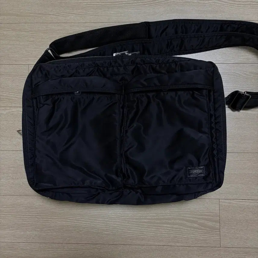 [BUNJANG] Porter Tanker Shoulder Bag (Black, XL) / 요시다포터 porter 탱커 숄더백 블랙 엑스라지 XL 서류가방
