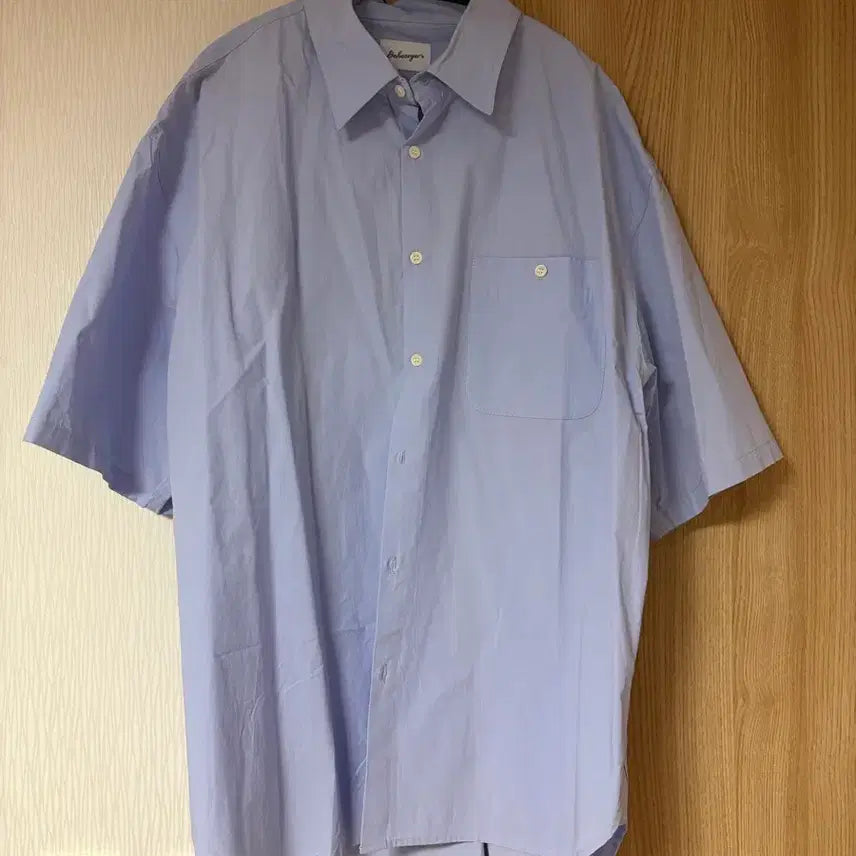 [BUNJANG] BehAir Standard Half Shirt Lavender / 비헤이어 스탠다드 하프 셔츠 라벤더