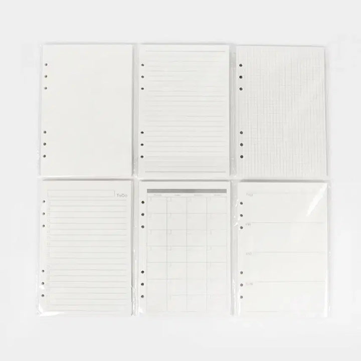 [BUNJANG] 6-Ring Binder Inserts for Photocard and Diary / (새상품) 6공 다이어리 속지, 포카 속지, 포토카드 바인더 속지