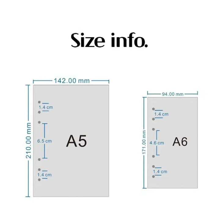 [BUNJANG] 6-Ring Binder Inserts for Photocard and Diary / (새상품) 6공 다이어리 속지, 포카 속지, 포토카드 바인더 속지