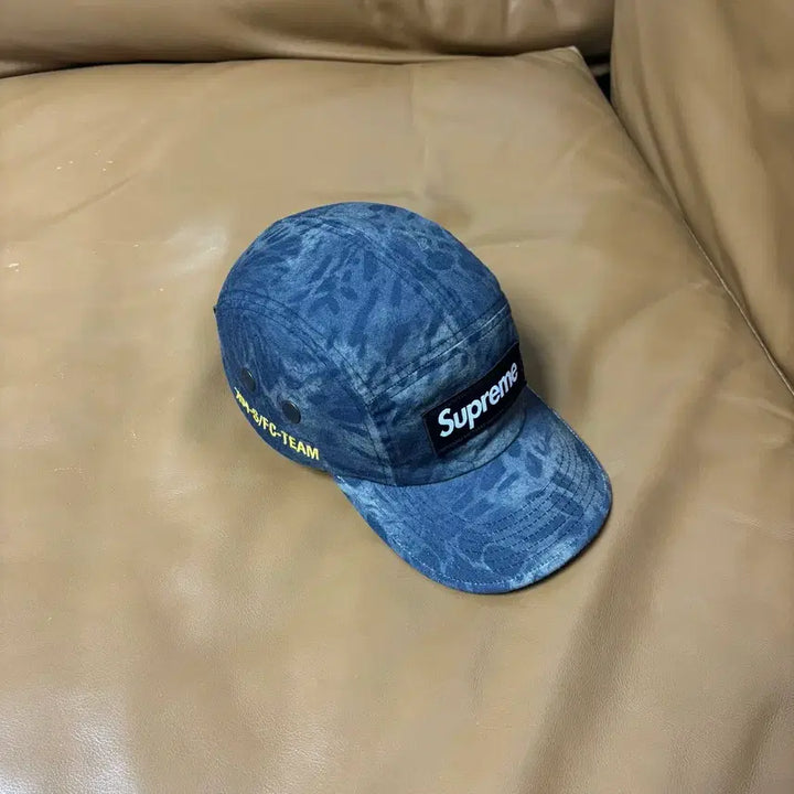 [SOLD OUT] 슈프림 캠프캡 모자 박스로고 22ss 밀리터리 레오파드 카모