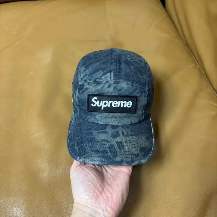 [SOLD OUT] 슈프림 캠프캡 모자 박스로고 22ss 밀리터리 레오파드 카모