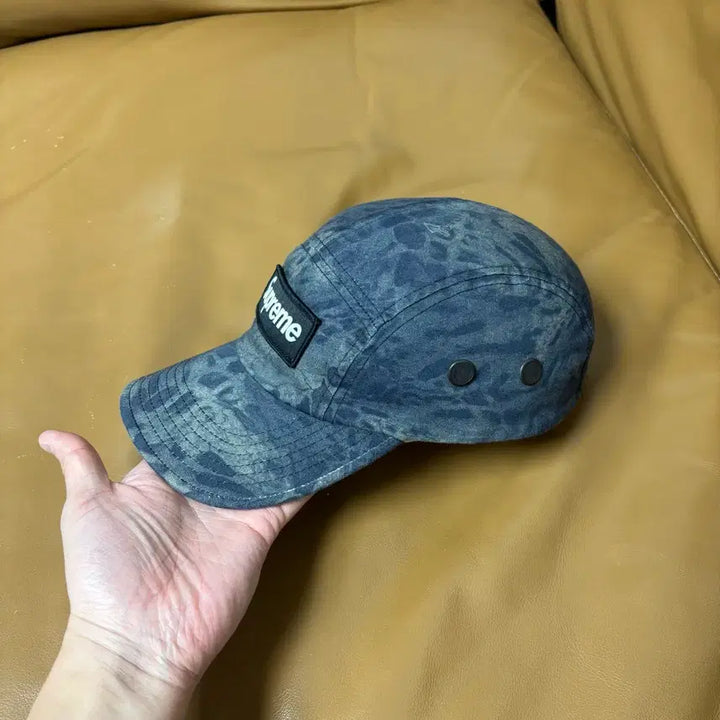 [SOLD OUT] 슈프림 캠프캡 모자 박스로고 22ss 밀리터리 레오파드 카모