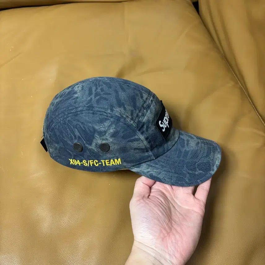 [SOLD OUT] 슈프림 캠프캡 모자 박스로고 22ss 밀리터리 레오파드 카모