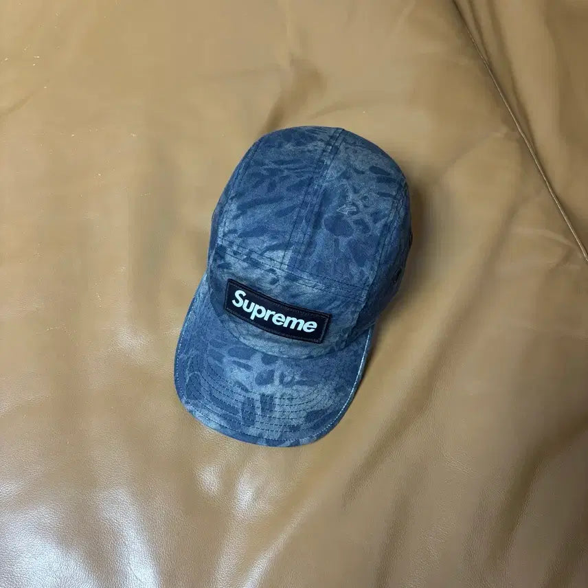 [SOLD OUT] 슈프림 캠프캡 모자 박스로고 22ss 밀리터리 레오파드 카모