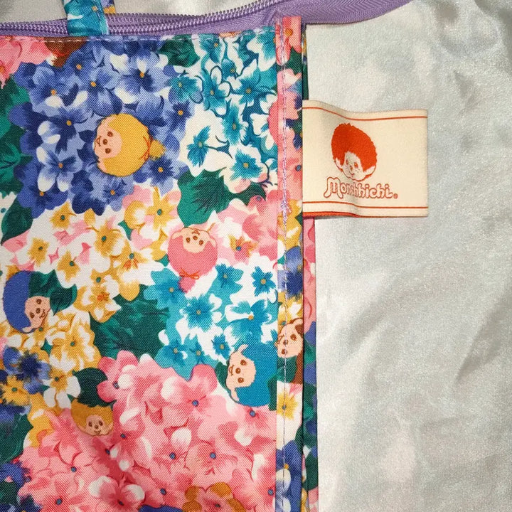 [SOLD OUT] [중고/택포]Y2K 고전 일본빈티지 페어리계 몬치치X페페 수국 도트백