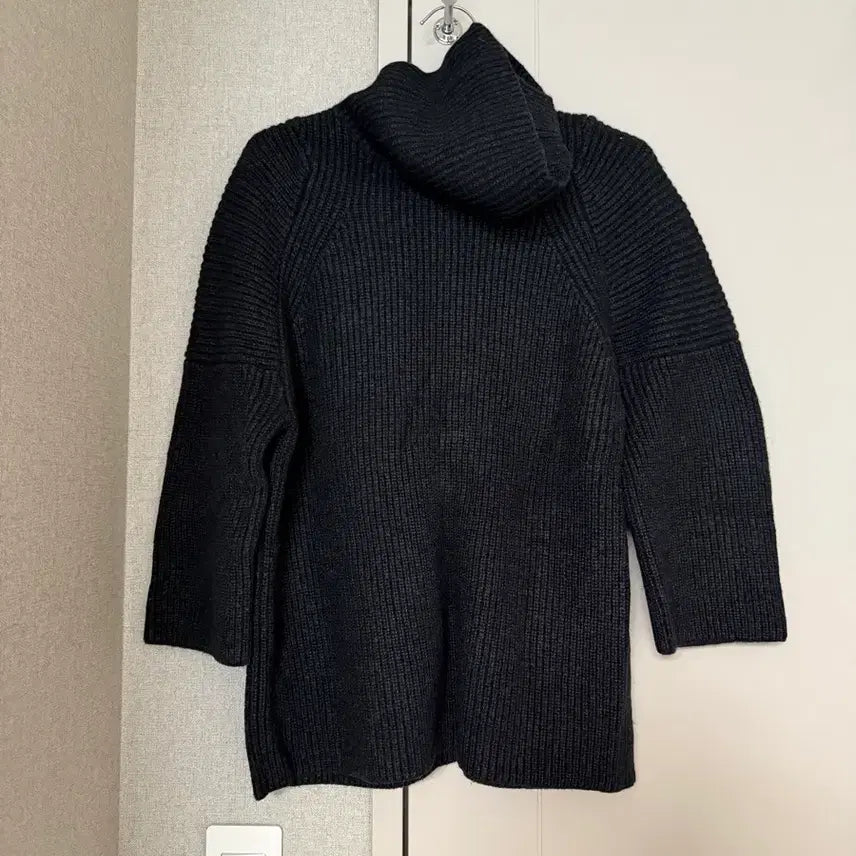 [BUNJANG] AllSaints Jago Roll Neck Charcoal Knit Sweater / 올세인츠 jago roll neck 차콜 니트