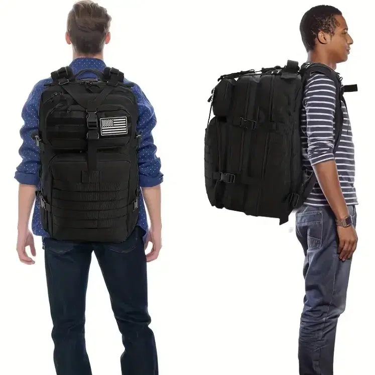 [BUNJANG] Tactical Backpack Black (New) / 택티컬 백팩 블랙 (새제품)